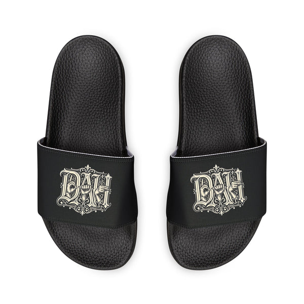 DEAFinitely After Hours — DAH Crest Slides (Black)
