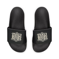 DEAFinitely After Hours — DAH Crest Slides (Black)