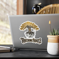 Touching Rootz Tree Logo Sticker — Kiss-Cut Vinyl Decal
