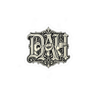DAH Gothic Sign Language Kiss-Cut Vinyl Sticker